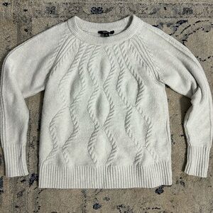 Simply Vera Vera Wang Ivory Cable Knit Sweater